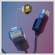 Cabo De Rede Gamer Rj45 Cat 6 - Ultra Fino - Ugreen - 1,5 M - 