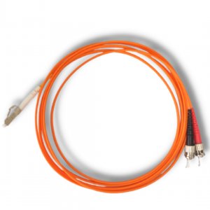 CORDAO DUPLEX MULTIMODO 62,5/125 OM1 LARANJA LC / ST 2,5MTS