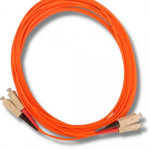 CORDAO DUPLEX MULTIMODO SC / SC 62,5/125 - 2,5 METROS LARANJA - 