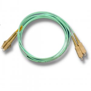 CORDAO DUPLEX MONOMODO AZUL SM 9/125 LC / SC 2,5 METROS