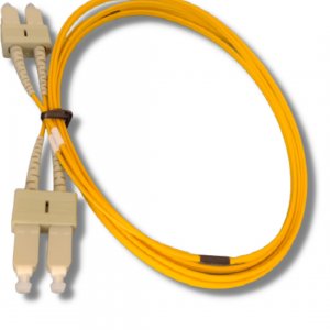 CORDAO DUPLEX MULTIMODO AMARELO 50/125 OM2 SC / SC - 2,5MTS