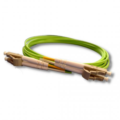 CORDAO DUPLEX MULTIMODO 50/125 OM5 LIME LC / LC 2,5M - 