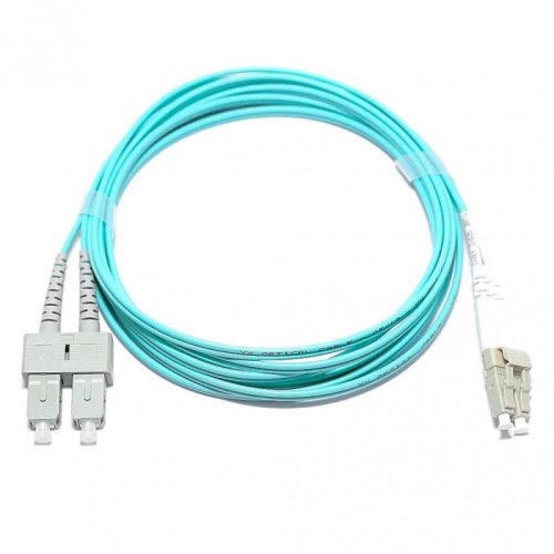 CORDAO DUPLEX MULTIMODO 50/125 OM4 AQUA LC X SC  - 